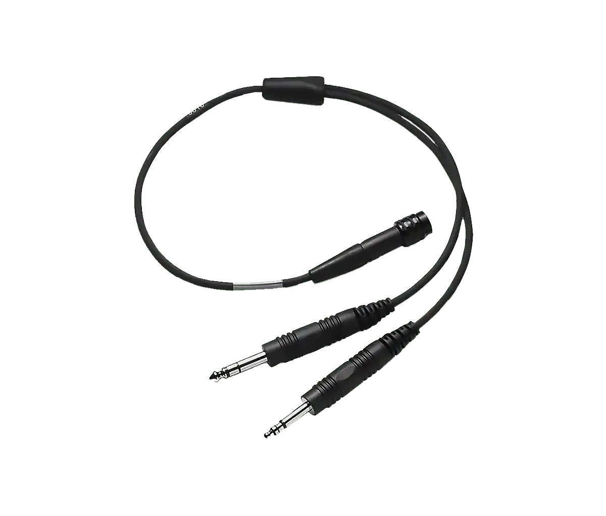 6 pin LEMO to dual plug adapter