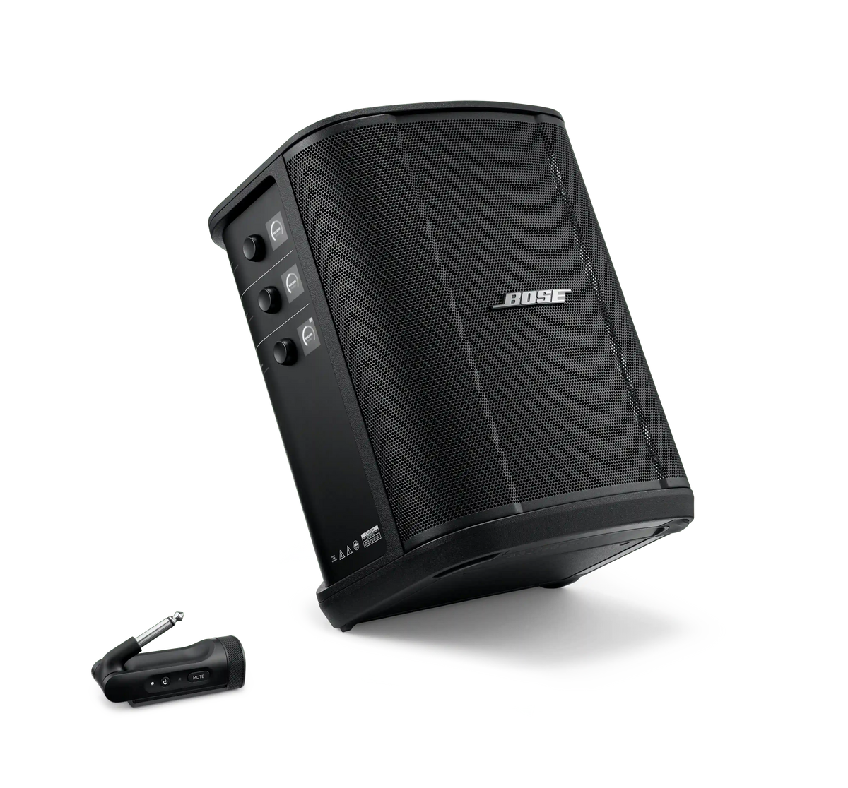 Bose S1 Pro+ Wireless PA System with 1/4" Wireless Instrument Transmitter